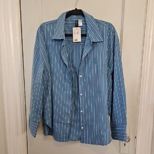 NWT H&M Women's Button Down Shirt- L